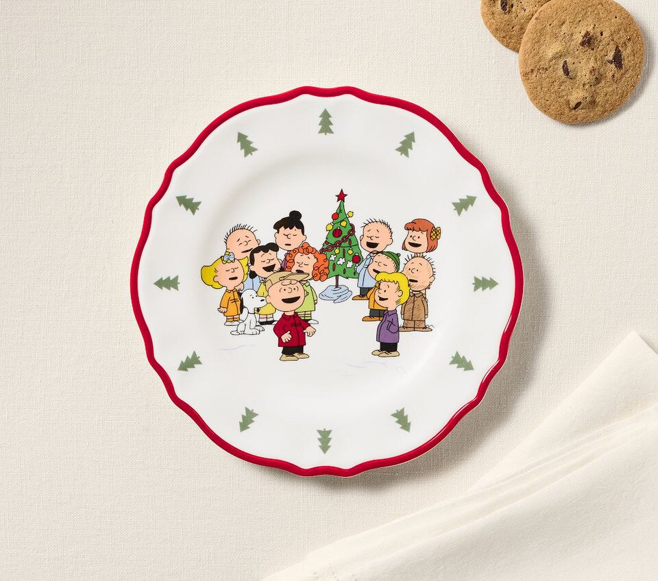 Peanuts® Charlie Brown® Christmas Tabletop Gift Set Pottery Barn Kids
